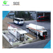 LNG Mobile-Skid Tankstelle mit Whole Corollary Equipment, One-Stop-Lösung Service, Defferent Volume